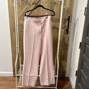 Reiss THE PINK MARINA TROUSERS, new, tag half cut off, baby pink, UK 14/US 10
